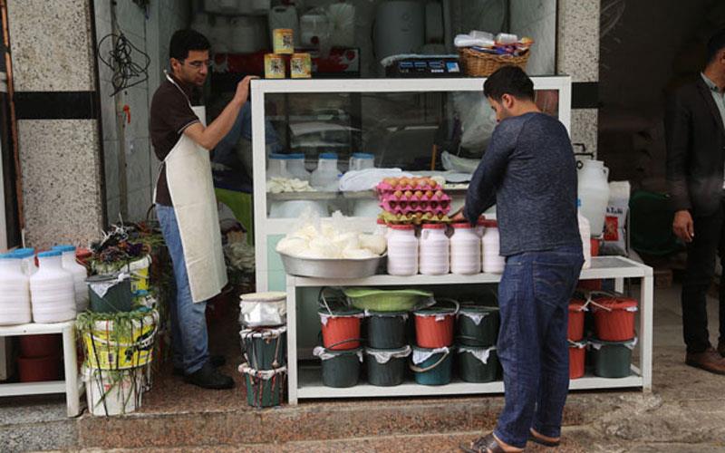 سلێمانی: بازاڕی کوردەواری شیرەمەنیەکان