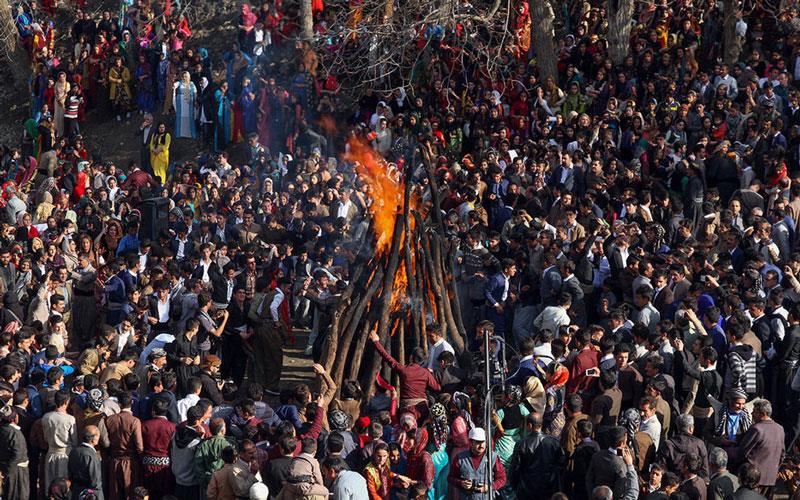  جەژنی نەورۆز لە شاری سنەی ڕۆژهەڵاتی کوردستان